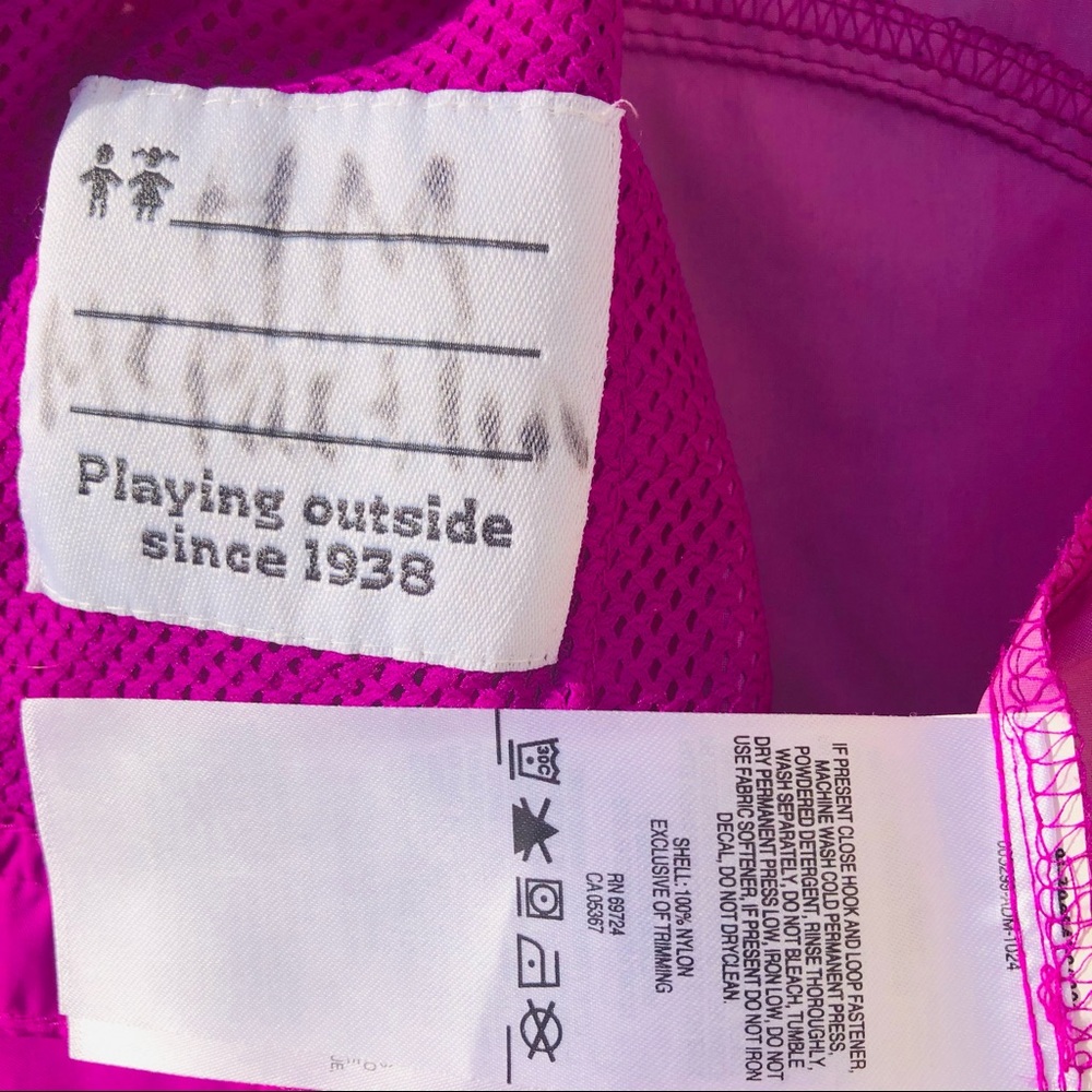 Columbia Windbreaker Jacket X SMALL Purple & Blue - Picture 7 of 9